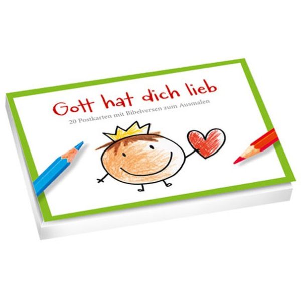 Produktbild - Gott hat dich lieb - Postkartenbuch