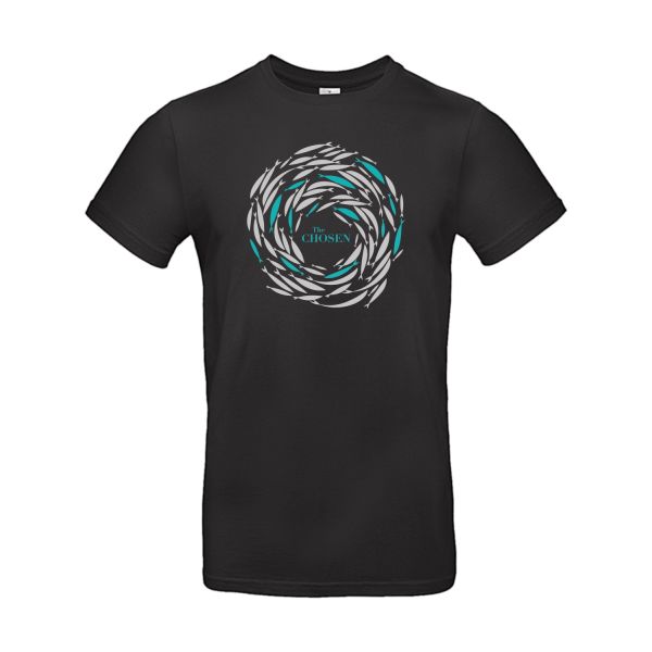 T-Shirt "Gegen den Strom" - schwarz