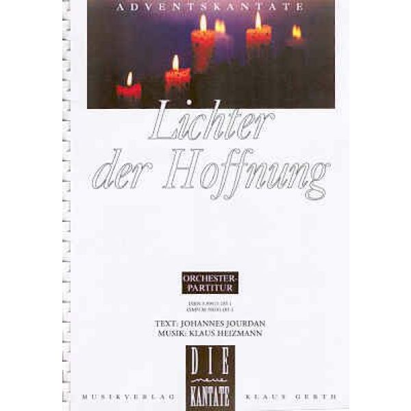Produktbild des Artikels Lichter der Hoffnung - Orchesterpartitur (Liederbuch - Spiralbindung)