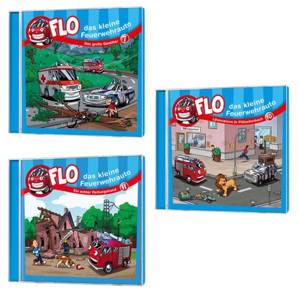 Produktbild - Flo - das kleine Feuerwehrauto - CD-Set 7
