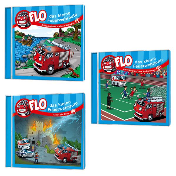 Produktbild - Flo - das kleine Feuerwehrauto - CD-Set 8