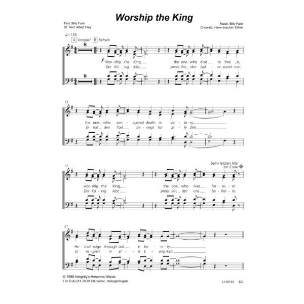 Produktbild - Der König lebt / Worship the king