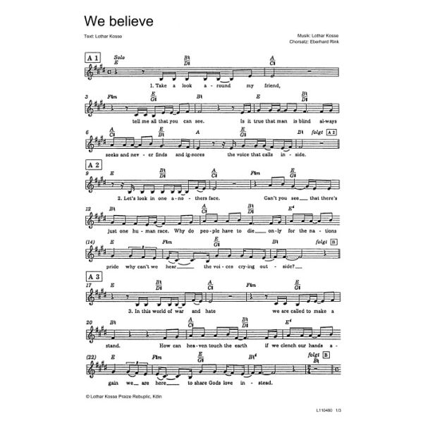 Produktbild - We believe