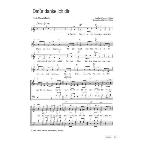 Produktbild - Dafür danke ich dir
