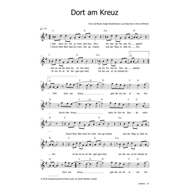 Produktbild - Dort am Kreuz