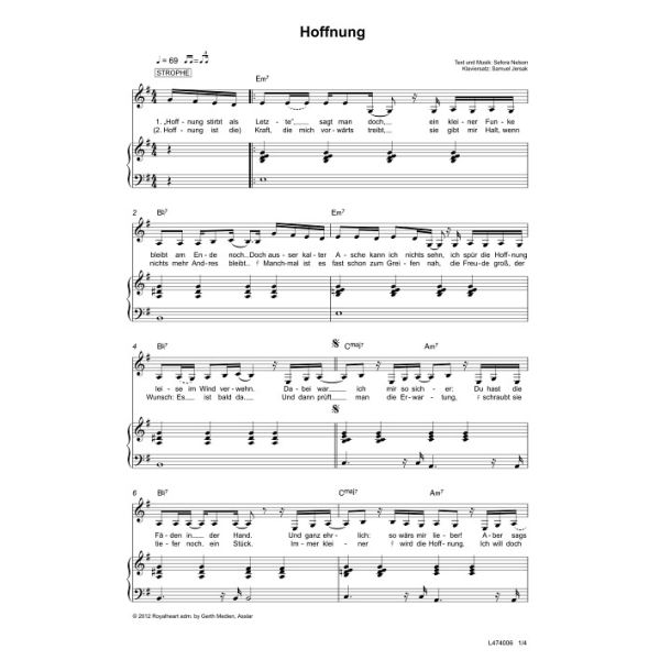 Produktbild des Artikels Hoffnung (Noten - Download)