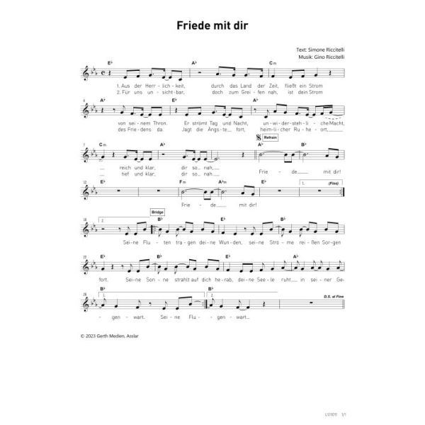 Produktbild - Friede mit dir