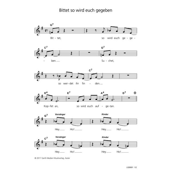 Produktbild - Bittet, so wird euch gegeben