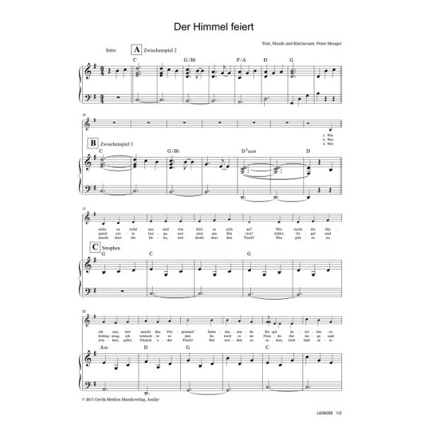 Produktbild des Artikels Der Himmel feiert (Noten - Download)