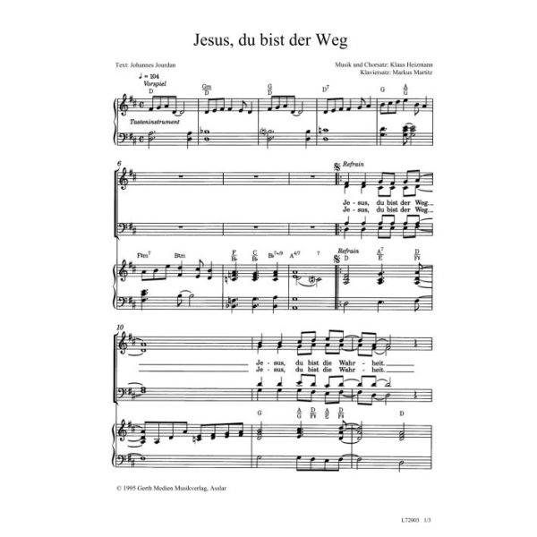 Produktbild - Jesus, du bist der Weg