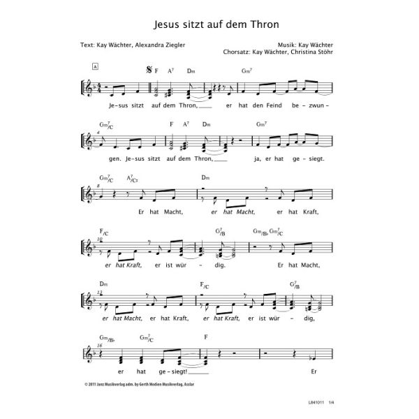 Produktbild - Jesus sitzt auf dem Thron