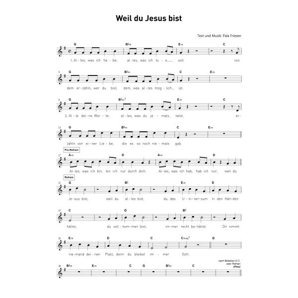 Produktbild - Weil du Jesus bist