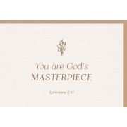 Faltkarte "You are God's Masterpiece"