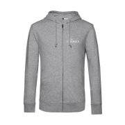 Produktbild des Artikels Kleidung, Hoodie "Gegen den Strom" - hellgrau