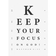 Poster: Keep your focus - A3