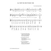 Produktbild des Artikels Noten - Download, Ja, Gott hat alle Kinder lieb