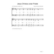 Produktbild des Artikels Noten - Download, Jesus Christus unser Friede