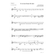 Produktbild des Artikels Noten - Download, Es ist kein Raum für dich (Violine II)