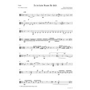 Produktbild des Artikels Noten - Download, Es ist kein Raum für dich (Viola)