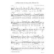 Produktbild des Artikels Noten - Download, Willkommen im Haus der offnen Tür