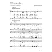 Produktbild des Artikels Noten - Download, Einladen zum Leben