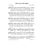 Produktbild des Artikels Noten - Download, Petrus war sein Name