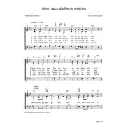 Produktbild des Artikels Noten - Download, Wenn auch die Berge weichen