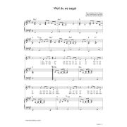 Produktbild des Artikels Noten - Download, Weil du es sagst