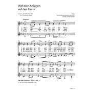 Produktbild des Artikels Noten - Download, Wirf dein Anliegen auf den Herrn