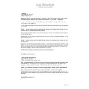 Produktbild des Artikels Noten - Download, Das Osterfest (Liedtexte)