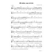Produktbild des Artikels Noten - Download, Mit allem, was ich bin