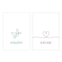 Produktbild des Artikels Geschirrtuchset - Du bist geliebt ()