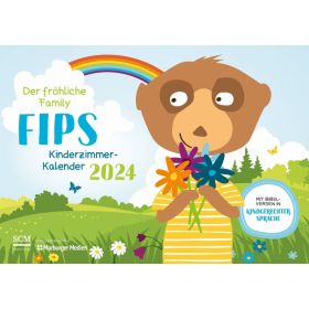 Der fröhliche Family-Fips Kinderzimmer-Kalender 2024