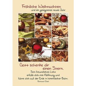 Postkarten: Fröhliche Weihnachten, 4 Stück