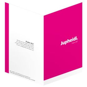 Faltkarte "Jupheidi" - 5er Serie