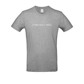 Produktbild des Artikels Kleidung T-Shirt "Gewöhn dich an Anders" - Hellgrau