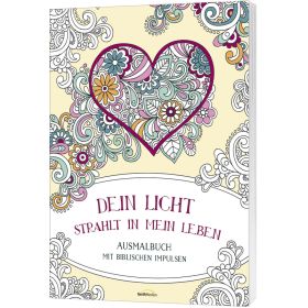 Produktbild des Artikels Buch - Broschiert Dein Licht strahlt in mein Leben - Ausmalbuch