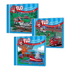 Produktbild des Artikels Hörbuch/Hörspiel - CD Flo - das kleine Feuerwehrauto - CD-Set 3
