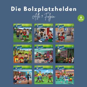 Produktbild des Artikels MP3-Hörspiel - Download Die Bolzplatzhelden - alle 9 Folgen