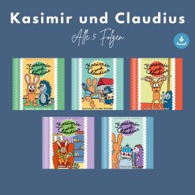 Produktbild des Artikels Kasimir und Claudius - alle 5 Folgen (MP3-Hörspiel - Download)