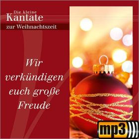 Produktbild des Artikels MP3-Album - Download Wir verkündigen euch große Freude