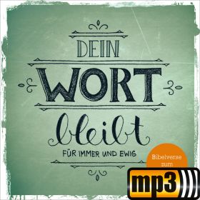 Produktbild des Artikels MP3-Album - Download Dein Wort bleibt für immer und ewig