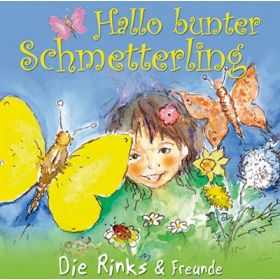 Hallo bunter Schmetterling