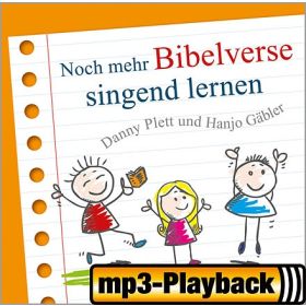 Produktbild des Artikels MP3-Album - Download Noch mehr Bibelverse singend lernen (Playback ohne Backings)