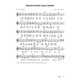 Produktbild des Artikels Noten - Download Einmal kommt Jesus wieder