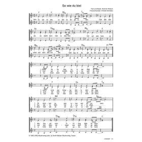 Produktbild des Artikels Noten - Download So wie du bist