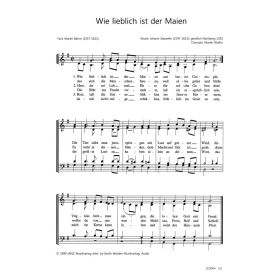 Produktbild des Artikels Wie lieblich ist der Maien (Noten - Download)