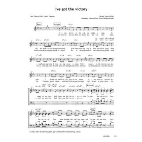 Produktbild des Artikels Noten - Download I've Got The Victory