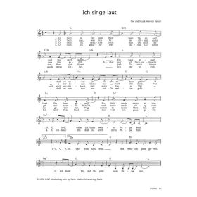 Produktbild des Artikels Noten - Download Ich singe laut