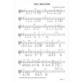 Produktbild des Artikels Noten - Download Herr, deine Güte